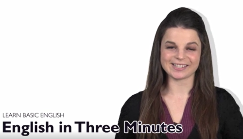 Learn American English in Three Minutes